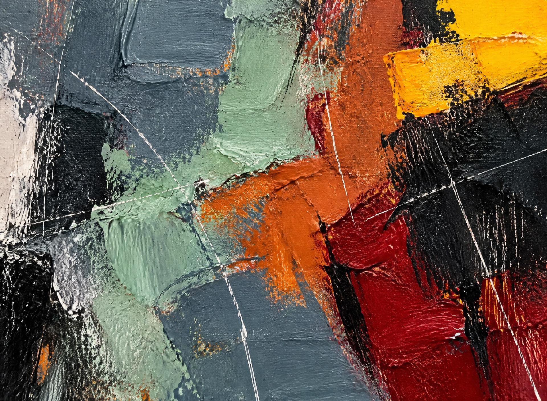 Detalhe de uma pintura de Sara Ataíde